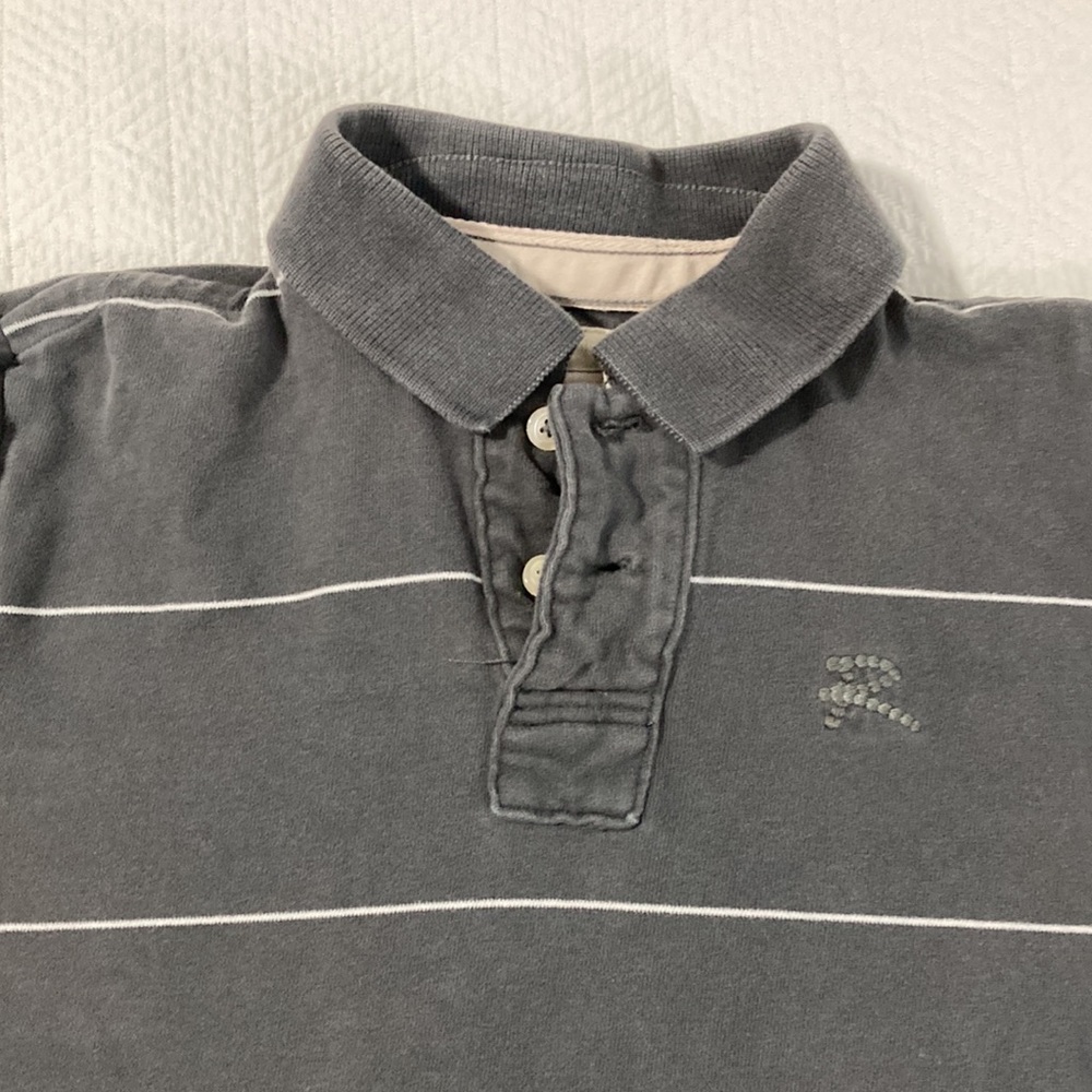 Long sleeve midweight polo shirt - Picture 2 of 6